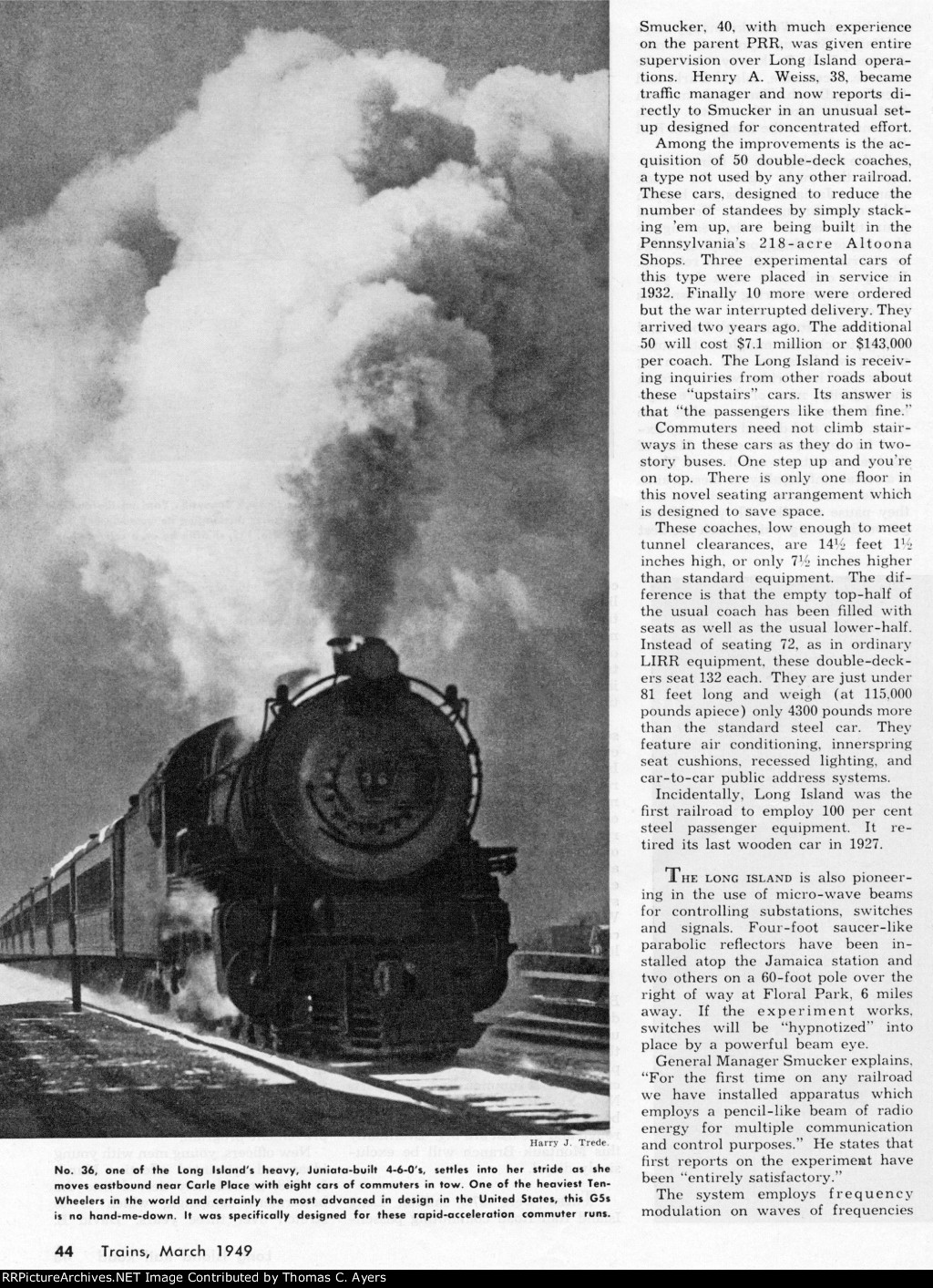 "Long Island Rail Road," Page 44, 1949